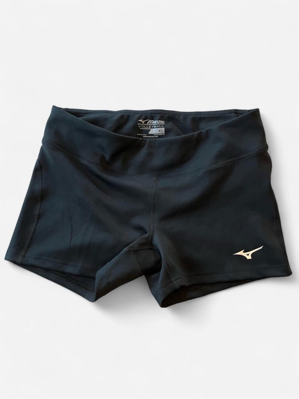 Mizuno Women's Black Stretch Athletic Shorts
